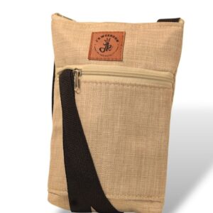 J'Kweendom cellphone satchel in khaki
